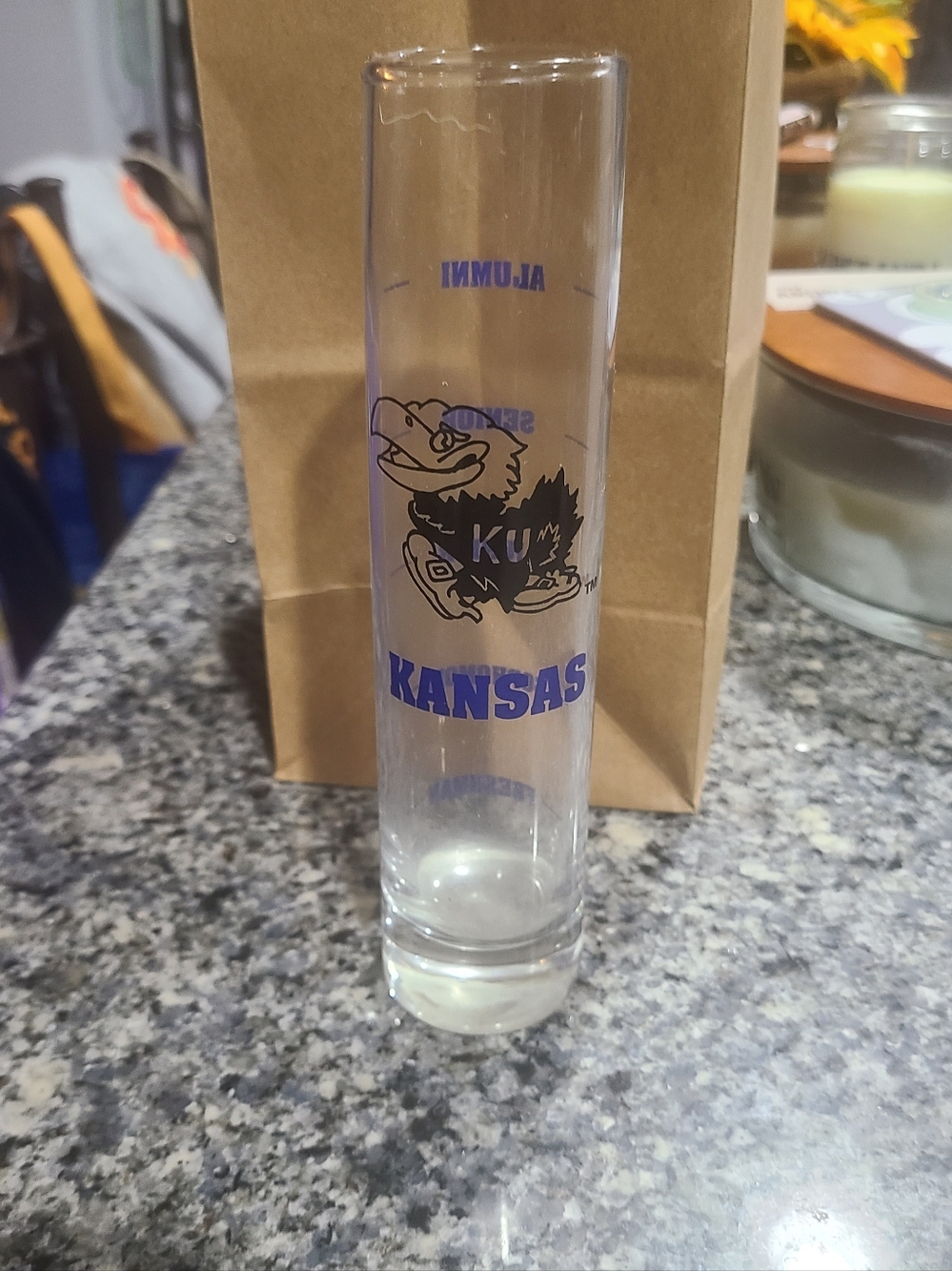 University of Kansas Jayhawks' Large Shotglass